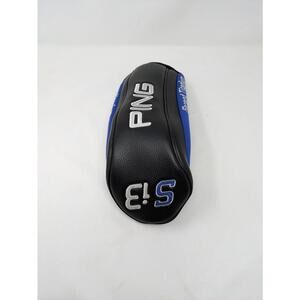 PING Si3 Forged Titanium Driver Club Headcover Black & Blue Golf